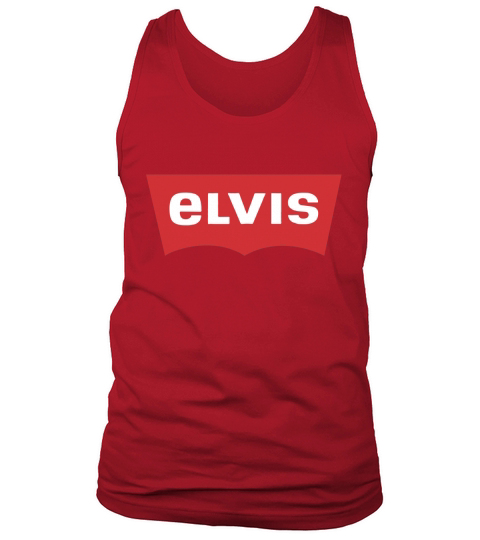 Elvis - Levis Style Logo TShirt Tank Top Unisex