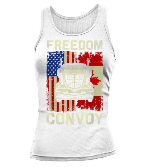 Canada Freedom Convoy 2022 Canadian Truckers Tank top Woman