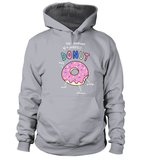 The Anatomy Of A Perfect Donut Women's Hoodie