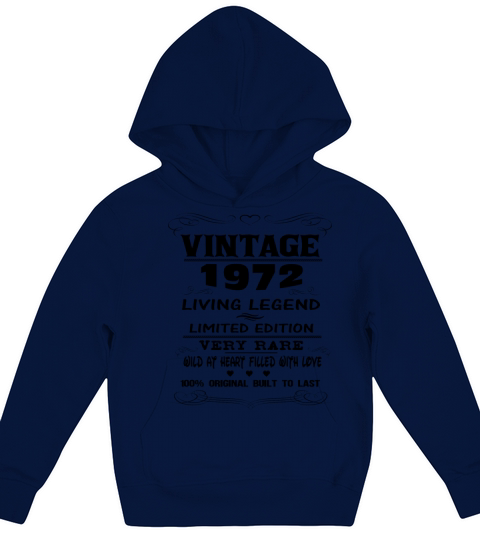 VINTAGE 1972 Kids Hoodie