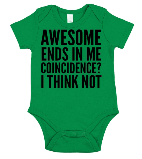 I am awesome Short Sleeve Baby One-Piece