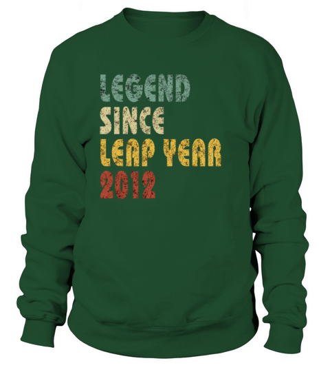 Retro Legend Since Leap Year 2012 Funny Birthday Women's Sweatshirt
