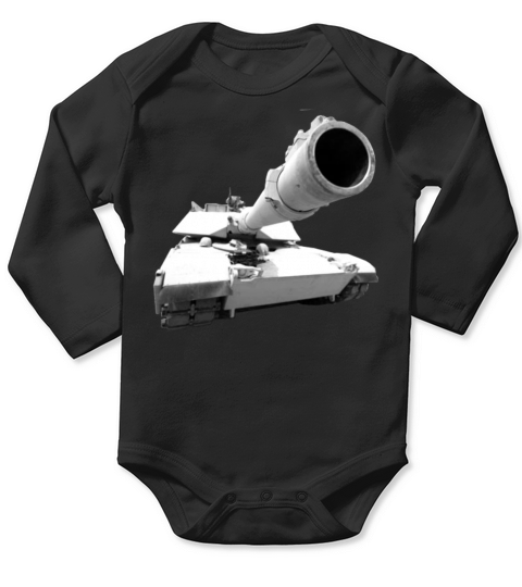 M1 Abrams Tank Long Sleeve Baby One-Piece