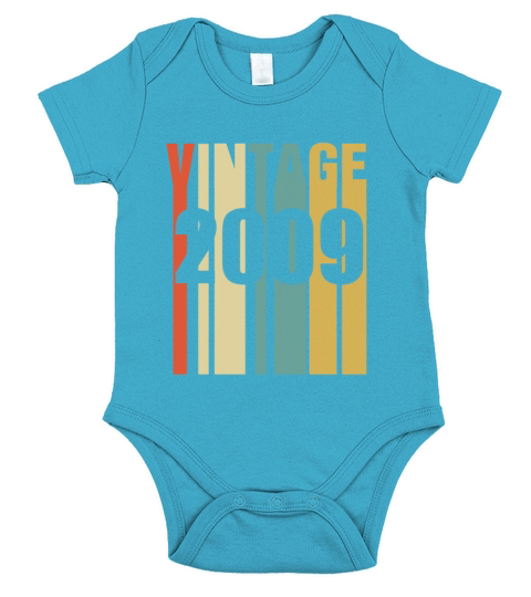 Vintage 2009 Retro Short Sleeve Baby One-Piece