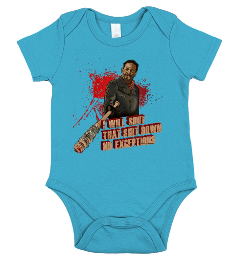 Negan Tshirt Short Sleeve Baby One-Piece