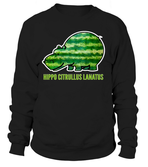 Watermelon Hippo Day Women's Sweatshirt