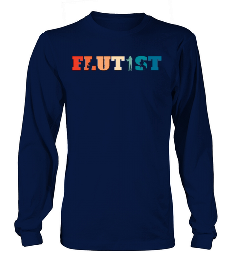 Retro Vintage Marching Band Flute Women's Long Sleeve
