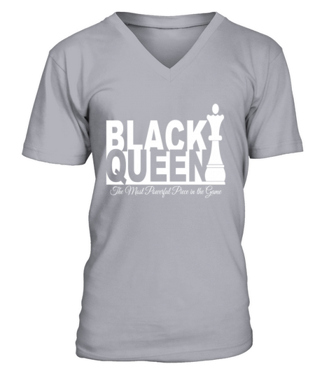 Black Queen Powerful - T Shirt V-Neck T-shirt