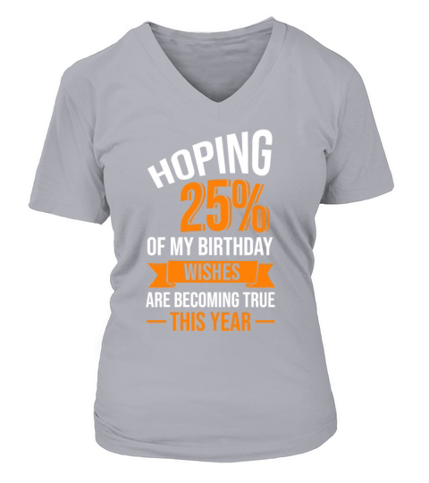 Bday Celebrant Birthday Girl Boy Wish Hoping My Women's V-Neck T-shirt