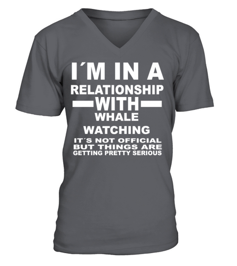 relationship with WHALE WATCHING Men's V-Neck T-shirt