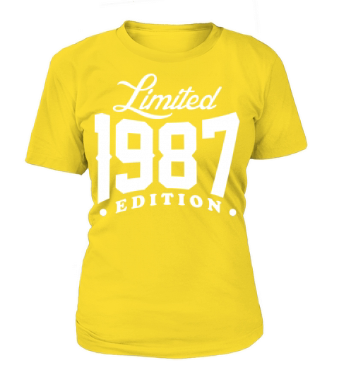 Born In 1987 Limited Edition Women's T-Shirt