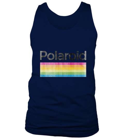 Classic Polaroid Logo Vintage Style Rainbow Tank Top Unisex