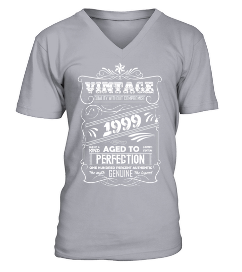 Vintage Aged To Perfection 1999 Men's V-Neck T-shirt