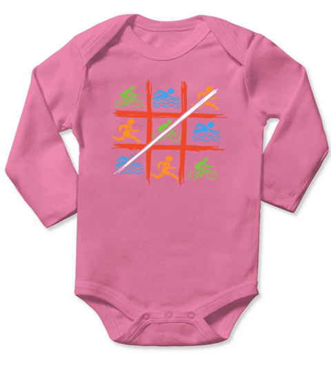 Swim Bike Run Kid Long Sleeve Baby One-Piece