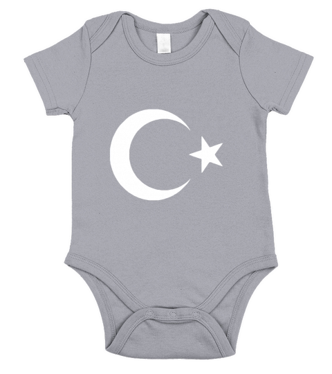 Ottoman Turkey T-Shirt---Turkiye Turkish Flag Shirt Short Sleeve Baby One-Piece