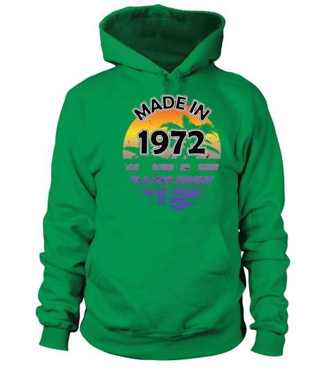 50th Birthday Vintage 1972 Made in 1972 Women's Hoodie