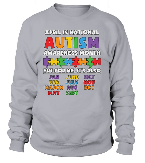 Autism Awareness - Autistic Puzzle I Wear Blue Women's Sweatshirt