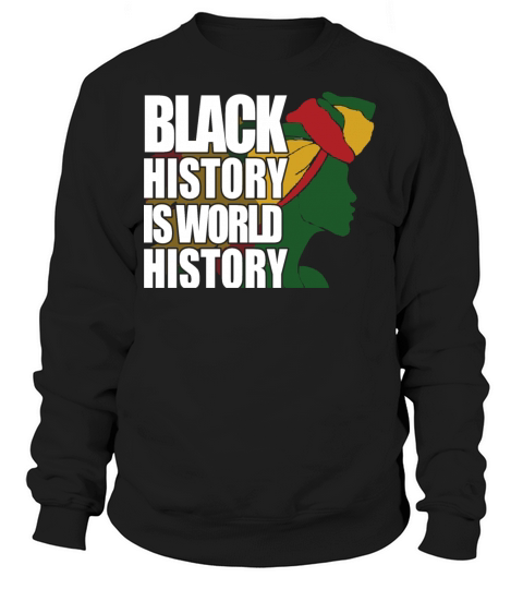 Black History Black Lives Matter Melanin Black Pow Women's Sweatshirt