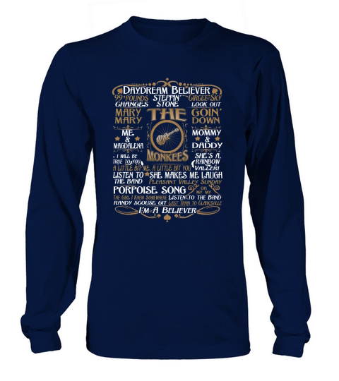 Limited Editon Must have shirt for The Monkees Fans Long sleeved Unisex
