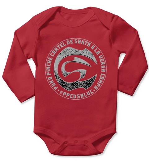 Cartel De Santa Long Sleeve Baby One-Piece
