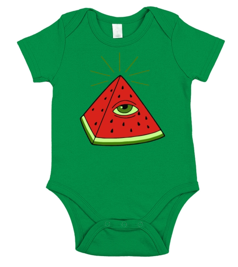 Watermelon Short Sleeve Baby One-Piece