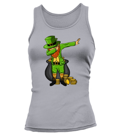 Leprechaun Dabbing Dance Designs Women's Tank Top