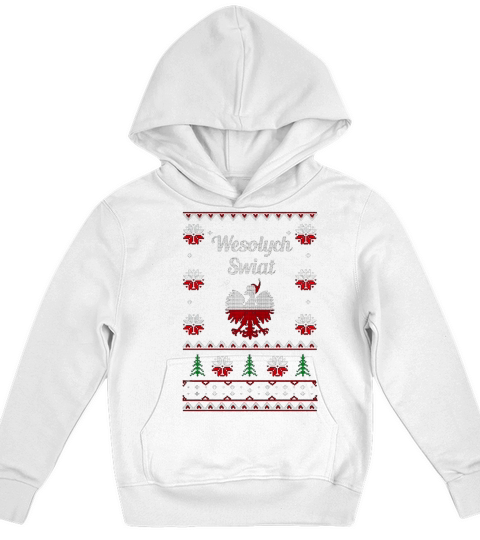 UGLY WESOLYCH SWIAT-60Funny ugly christmas sweater for men and women Kids Hoodie