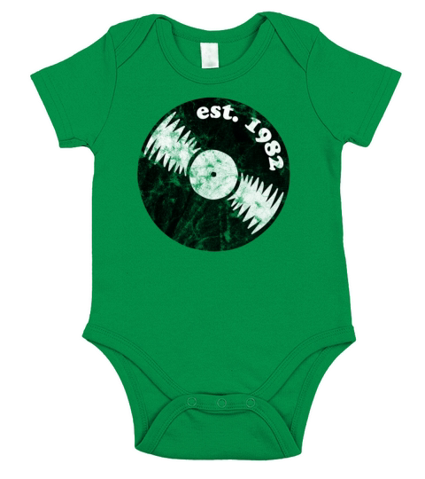 1982 Retro Short Sleeve Baby One-Piece