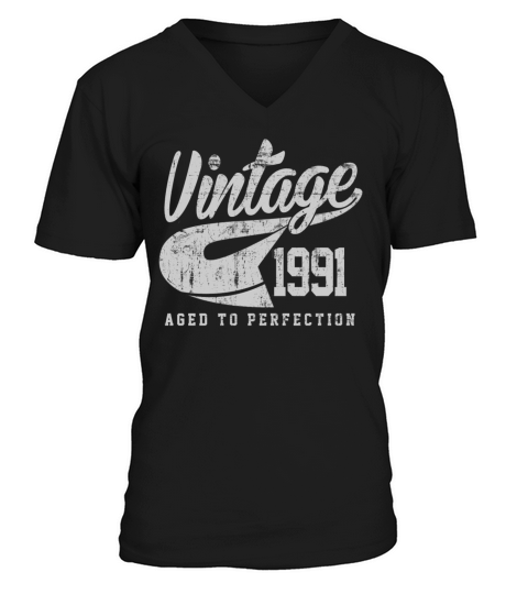 vintage 1991 Men's V-Neck T-shirt