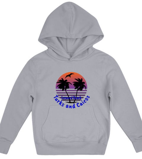 Leeward Beach Turks and Caicos Kids Hoodie