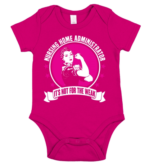 Nursing Home Administrator Short Sleeve Baby One-Piece