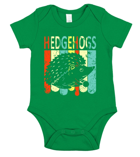 Hedgehog Short Sleeve Baby One-Piece
