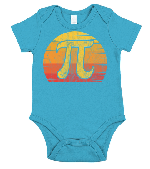 PI Day 2022 Math Lover Mathematics Retro Vintage Short Sleeve Baby One-Piece