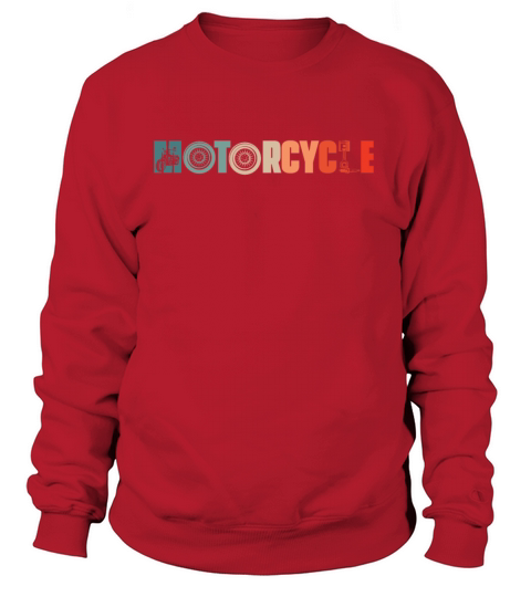 Retro Motorcycle Vintage Motorbike Biker Rider Women's Sweatshirt