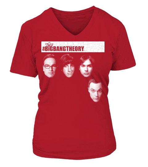 The Big Bang Theory Clever Heads Team Women's V-Neck T-shirt