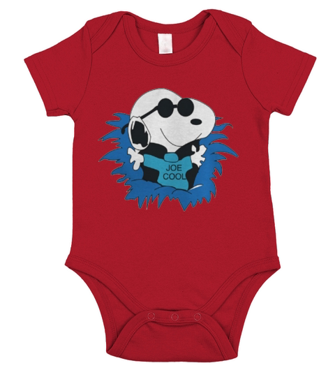 Joe Cool Snoopy Short Sleeve Baby One-Piece