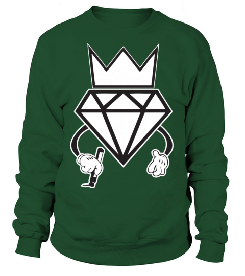 diamond crown graffiti Women's Sweatshirt