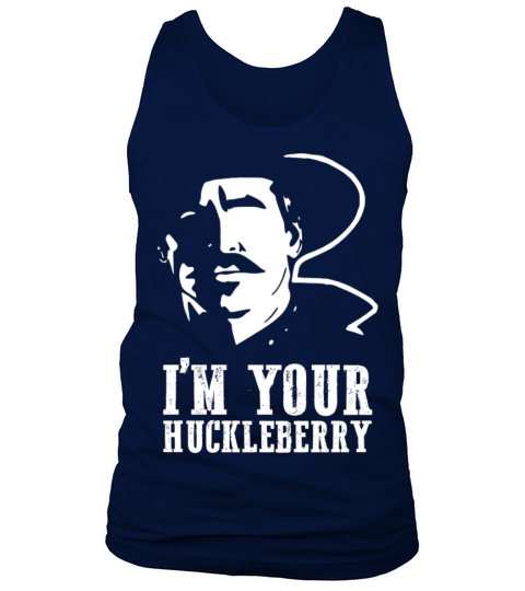 10955 IM Your Huckleberry Vintage Skull Guns For Men's Tank Top