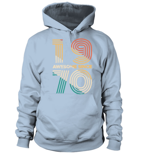 Awesome 1970 birthday gifts for men women Vintage Women's Hoodie