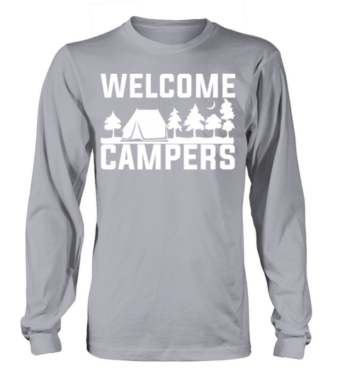 Camping Welcome Campers Women's Long Sleeve