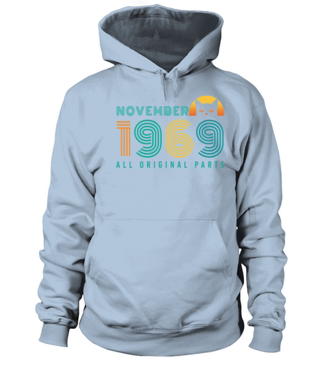 1969 November Vintage Cat Women's Hoodie