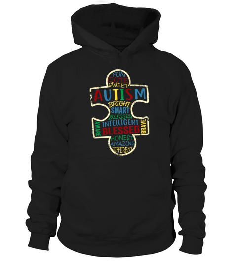 Autism Awareness Brave Hoodie Unisex