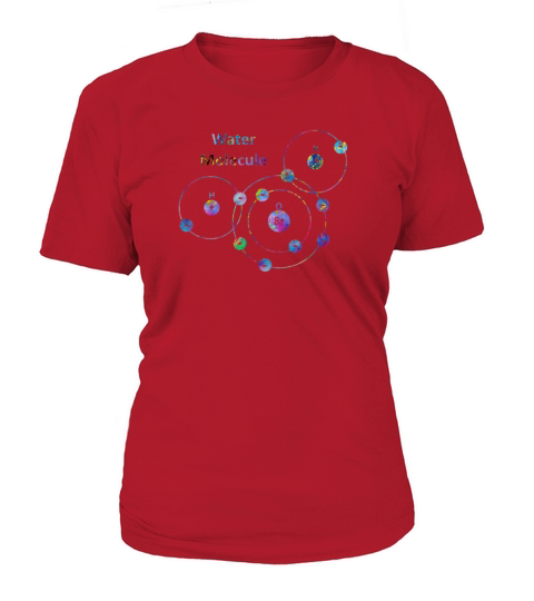 Water Molecule T-Shirt Woman