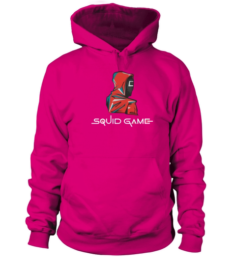 Squid Korean Game Drama K Drama Red Hood Horror Women's Hoodie