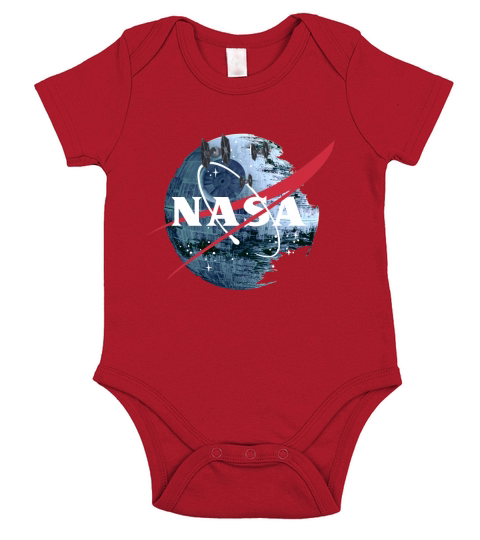 NASA  DEATH STAR  HALLOWEEN Short Sleeve Baby One-Piece