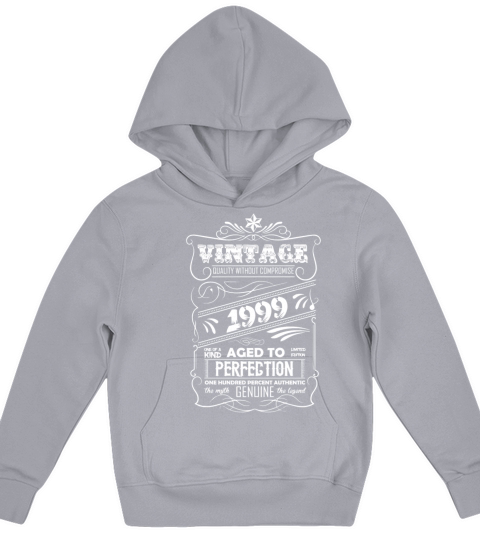 Vintage Aged To Perfection 1999 Kids Hoodie