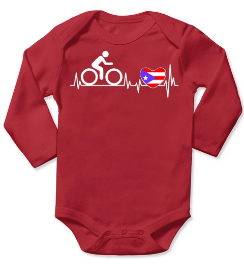 Love Puerto Rico Tshirt Long Sleeve Baby One-Piece