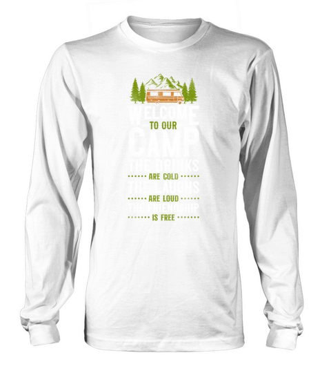 Camping Welcome To Our Camp Women's Long Sleeve