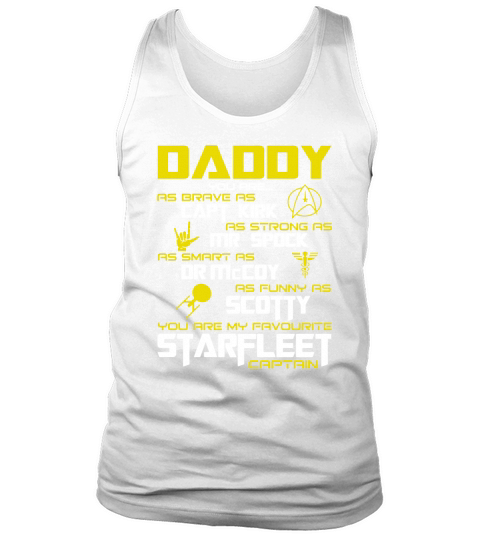 Daddy Super star Dad Papa Hero Fathers Day Gift Trek Shirts Tank Top Unisex