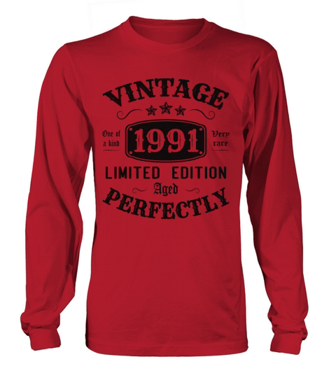 Vintage 1991 Limited Edition Aged Perfectly Women's Long Sleeve